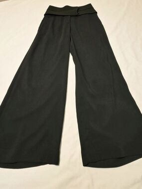 ARJE Wide Leg Black Pants